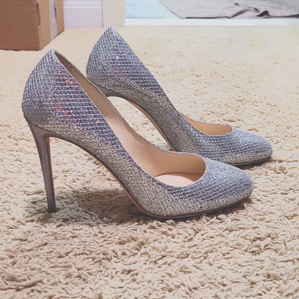 Jimmy Choo glitter pumps